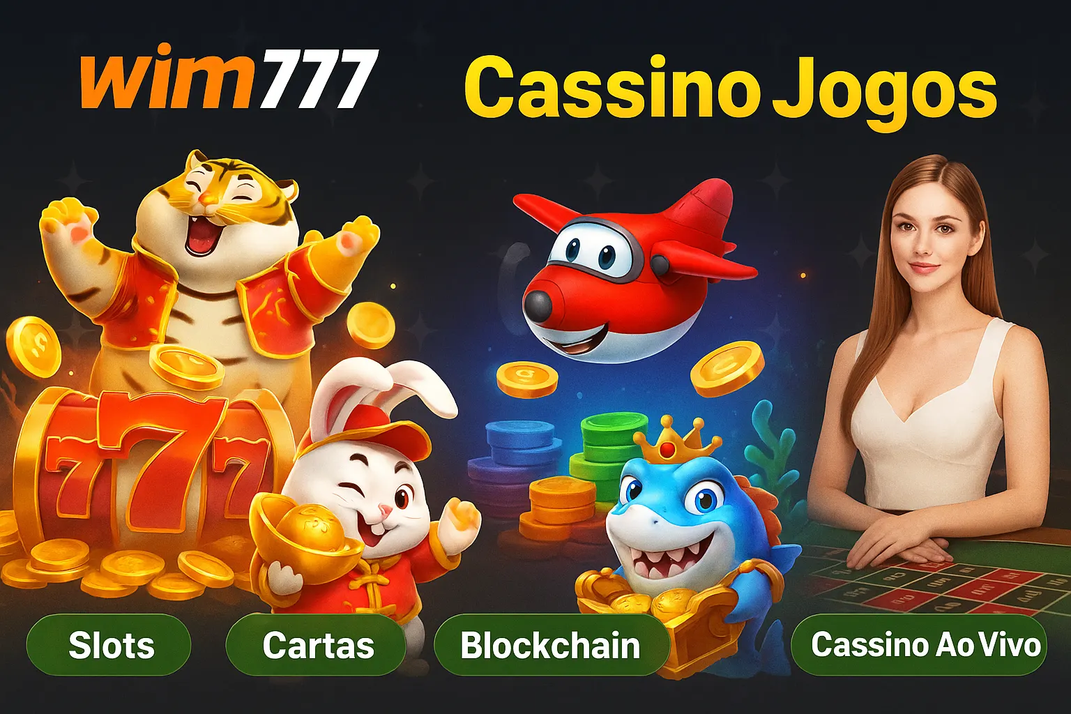 Jogos de cassino online inovadores e emocionantes na wim777